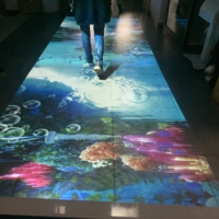 Prix de gros du projecteur NOUVELLE Promotion Magie interactive Sol Fantastique Mouvement TOUT EN UN VERSION