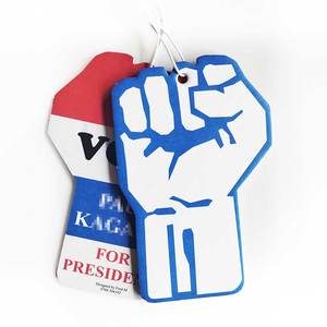 Vente en gros désodorisant senteurs de glace fraîche logo personnalisé papier de coton de luxe suspendu odeur de fraîcheur longue durée pour les voitures facile à dégrader - Product Image 5