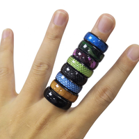 SUNLAN 13.56MHz Anneau intelligent RFID NFC en céramique personnalisé étanche 0-10cm Magic Android NTAG216