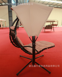 Muebles de exterior para patio, <span class=keywords><strong>tumbona</strong></span> <span class=keywords><strong>colgante</strong></span> <span class=keywords><strong>con</strong></span> <span class=keywords><strong>sombrilla</strong></span>, soporte de metal para jardín, hamaca columpio flotante, silla <span class=keywords><strong>con</strong></span> dosel - Product Image 5