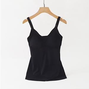 Camiseta sin mangas de lactancia para mujer, chaleco de seda de hielo transpirable de <span class=keywords><strong>M</strong></span>-XXL, ropa de maternidad para amamantar - Product Image 5