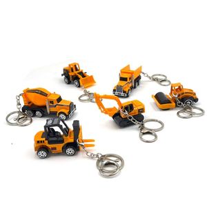 Porte-clés 3D en plastique, forme chariot élévateur, rouleau compresseur, chariot de levage, dessin animé, promotionnel, souvenir, cadeaux pour enfants - Product Image 1
