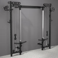 Nouvelle Version Rack de Squat Mural Pliable, Rack à Câbles Pliant, Équipement de Fitness pour Gym, Cage de Musculation pour Exercices de Musculation