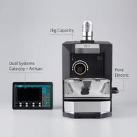 Machine à torréfier le café électrique en acier inoxydable de 1 kg avec logiciel Artisan, machine à expresso pour torréfacteur commercial