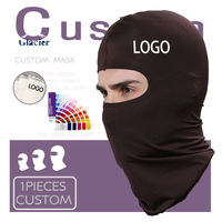 Guêtre de cou de refroidissement de conception personnalisée Glacier OEM doublure de casque de course Karting cagoule respirante masque de ski intégral