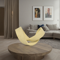 Sculpture décorative de bureau en résine abstraite, ornement de table moderne et durable pour salon, maison, intérieur