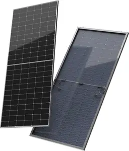 超级太阳能中国价格435W高效模块166毫米硅半切电池工厂价格太阳能电池板