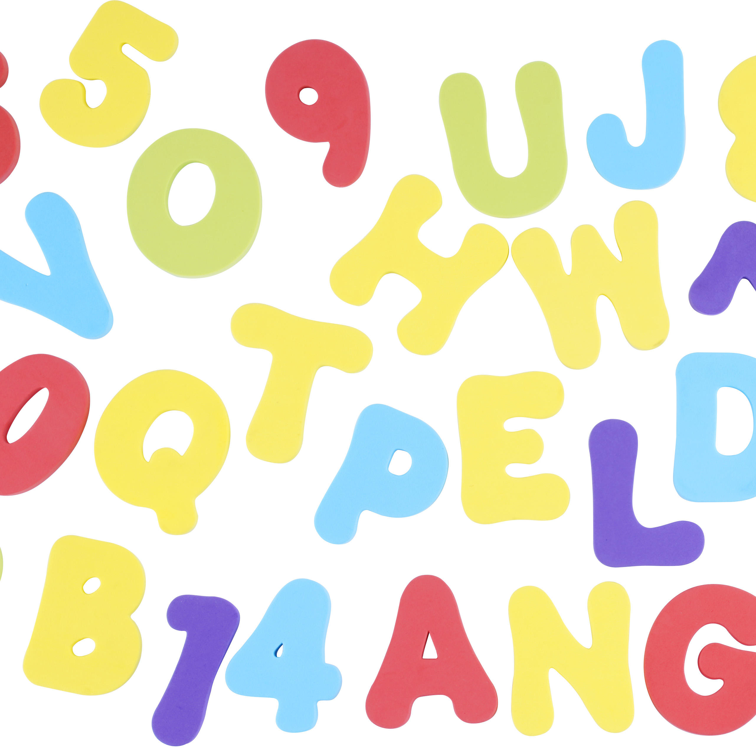 Bath Tub Alphabet Set Assorted 36 Piece Eco Eva Numbers Child Toys Float Water Foam Letters Alphabets Bath Toy 