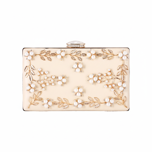 กระเป๋าคลัทช์อะคริลิครูปพระจันทร์ครึ่งเสี้ยวสำหรับผู้หญิง ประดับมินิไรน์สโตน ปรับแต่งได้ เหมาะสำหรับงานแต่งงาน งานพรอม ขายส่ง พร้อมกล่องวัสดุ - Product Image 1