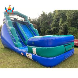 Tobogán Acuático Inflable Azul Verde <span class=keywords><strong>con</strong></span> <span class=keywords><strong>Piscina</strong></span>, Tobogán Inflable Comercial para Niños para Fiestas de Verano y Diversión al Aire Libre - Product Image 4