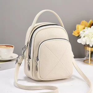 Mini Women's Faux <b>Leather</b> <b>Backpack</b> With Detachable Shoulder Strap <b>Small</b> Capacity Softback Style All Seasons Use - Product Image 2