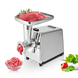 Electrodomésticos de cocina eléctricos Cortador de carne Carcasa de plástico Máquina de carne Picadora Mezclador de carne para el hogar a la venta