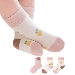 Chaussettes pour bébé avec motifs de dessins animés, respirantes, en coton de haute qualité, chaussettes décontractées pour bébé, logo personnalisé - Product Image 2