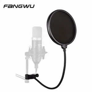 Nuevo diseño de filtro Pop Studio micrófono barato para grabación de voz