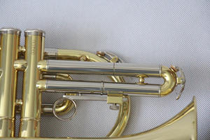 Venta al por mayor <span class=keywords><strong>precio</strong></span> barato profesional BB tono latón cuerpo oro laca cuproníquel diapositiva <span class=keywords><strong>corneta</strong></span> <span class=keywords><strong>instrumento</strong></span> de música OEM - Product Image 6