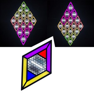 Luces LED PAR Vintage WY Retro <span class=keywords><strong>Pixel</strong></span> de 150W con Control, Luces de Escenario Blinder CW, DMX512, Base E27, Blanco Frío, CRI80, Regulable - Product Image 1