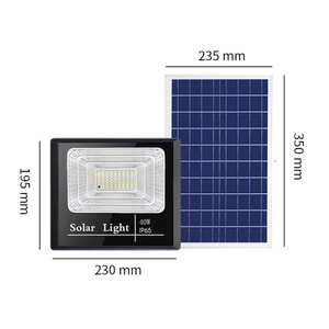 200W 300W 400W 500W Ip67 Aluminium Amovible Sécurité Led Alimenté Rgb <span class=keywords><strong>Projecteur</strong></span> Rechargeable Projecteurs Avec Panneau <span class=keywords><strong>Solaire</strong></span> - Product Image 2