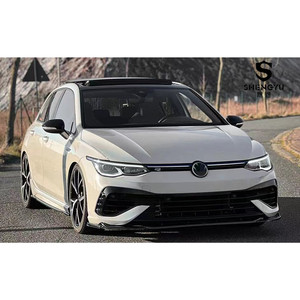 Pare-chocs de voiture, accessoires de voiture pour Volkswagen <span class=keywords><strong>Golf</strong></span> <span class=keywords><strong>8</strong></span> au style R, y compris le pare-chocs avant et arrière avec calandre, jupes latérales - Product Image 3