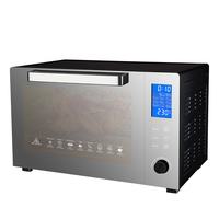 Großhandel 45L Konvektion mit großer Kapazität und Rotis serie Elektro ofen Edelstahl Gewerbliche Küche Toaster Kuchen Backofen