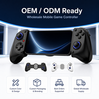 Manette de jeu sans fil télescopique D11 avec déclencheurs Hall pour jeux mobiles et cloud sur PC (OEM/ODM)