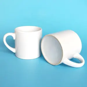 Hongbang fábrica al por mayor Taza de cerámica de la Orden del OEM en blanco de nuevo hueso China 6oz Impresión de cerámica taza de café taza