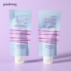 High-Brightness PE/Alu <b>Plastic</b> Cosmetic Tube – Refillable Soft Tube for Sunscreen, Serum, Clay Mask + Alu Foil Bag & Kraft Paper - Product Image 5