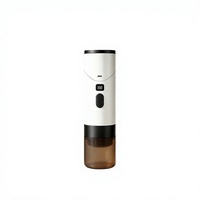 Machine à expresso portable sans fil pour l'extérieur, compatible voiture, mini cafetière électrique à capsules, matériau ABS, design minimaliste, pour la maison