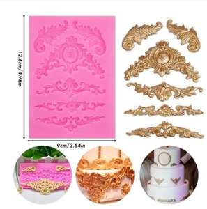 Garde <span class=keywords><strong>alimentaire</strong></span> différents modèles silicone <span class=keywords><strong>dentelle</strong></span> moules Curlicues Fondant Silicone moules pour bricolage cuisson gâteau bonbons décoration <span class=keywords><strong>moule</strong></span> - Product Image 1