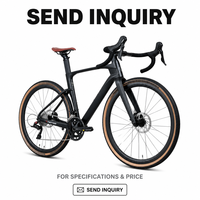 Vélo tout-terrain en fibre de carbone GRAVEL-V3 RS 24 vitesses avec frein à disque et câblage interne complet 700*40C 9,9KG