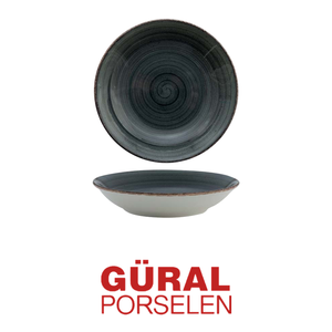 Avanos Anthracite Deep <b>Plate</b> 20 cm Gural - Product Image 4