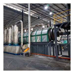 Pirólise Contínua Resíduos De Plástico Óleo De Pirólise De Pneus De Resíduos Para Diesel Planta De Destilação Planta De Pirólise De Pneus De Resíduos - Product Image 1