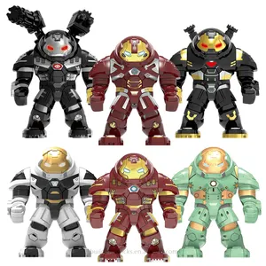 Superhelden Grote Big Size Action Hulkbuster Ijzer Partriot War Machine Bouwsteen Figuur Kids Verzamelen Smart Speelgoed Bakstenen