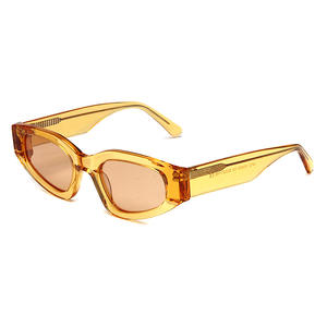 إطار عصري رائج UV400 بتصميم عين القط بشعار مخصص باللون البرتقالي والأبيض عدسات مستقطبة للرجال والنساء - Product Image 5