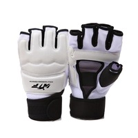 Guantes de Boxeo de Medio Dedo, Protector de Pies para Taekwondo, Conjunto de Protección para Manos y Pies para Entrenamiento de Artes Marciales