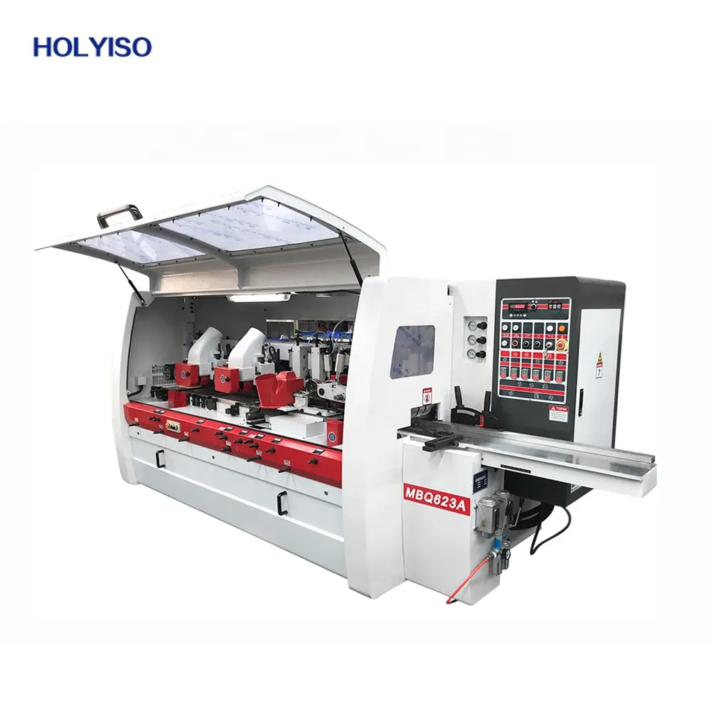 HOLYISO MBQ620A Kombinasi Joiner Woodworking Mesin 4 Empat Sisi Permukaan Kayu Planer untuk Dijual