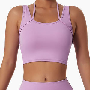 Ensemble de 4 pièces de vêtements d'entraînement pour femmes Ensemble de soutien-gorge et leggings de <span class=keywords><strong>sport</strong></span> Vêtements de <span class=keywords><strong>sport</strong></span> pour femmes Ensemble de yoga athlétique - Product Image 3