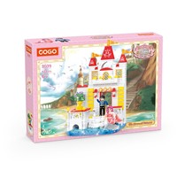 Jouets en briques COGO, château de princesse, blocs de construction, jouets pour enfants, construction de blocs, jouets de construction DIY