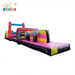 WINSUN Obstáculos Inflables con Temática Musical Acuática, Juegos Acuáticos Inflables, Circuito de Obstáculos Inflable - Product Image 1