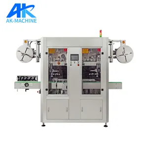AK-DS150 Double Size Automatic Electric Bottle Shrink Labeling Machine For Beverage Shrink Label Machine