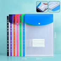 Classeur à clip en PP imprimé UV, transparent, pour partitions et feuilles de test