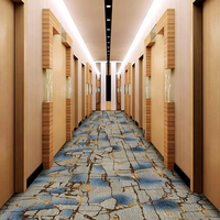 Tapis Axminster de luxe en mélange de laine et de nylon, sur mesure pour hôtel, antidérapant, ignifuge B1, tapis mur à mur pour couloir et salle de banquet