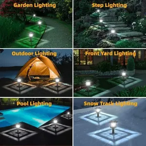 Lumières décoratives d'extérieur Lampes <span class=keywords><strong>de</strong></span> jardin LED étanches Lampe <span class=keywords><strong>de</strong></span> pelouse à énergie solaire Éclairage <span class=keywords><strong>de</strong></span> passerelle solaire pour le paysage <span class=keywords><strong>de</strong></span> jardin - Product Image 5