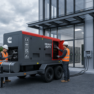 Generador Diésel Cummins Súper Silencioso, Trifásico, Salida de CA, 50/60HZ, 1500/1800RPM, Grupo Electrógeno de 40kw 50kva - Product Image 1