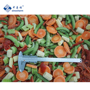Sinocharm dondurulmuş havuç yeşil bezelye fasulye sebze dondurulmuş karışık sebze - Product Image 5
