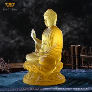 Statue <span class=keywords><strong>de</strong></span> <span class=keywords><strong>bouddha</strong></span> en cristal chinois fait à la main - Product Image 5