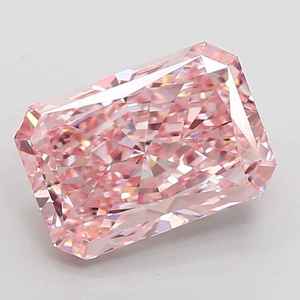 Diamante Rosa Radiante de 1.5 Quilates Cultivado en Laboratorio, Claridad VVS2, Certificado IGI, Piedras Sueltas para Anillos, Colgantes, Joyería Nupcial y Personalizada - Product Image 1