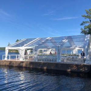 Tenda Marquee Commerciale con Telaio in Alluminio e Tetto in PVC Trasparente Ignifugo per Eventi all'Aperto - Product Image 4