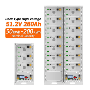 แบตเตอรี่ลิเธียมสำหรับอุตสาหกรรมแบบแร็ค 256V 512V 100Ah 30kWh 40kWh 50kWh แบตเตอรี่พลังงานแสงอาทิตย์แรงดันสูง 51.2-280AH 30kWh 40kWh 50kWh แรงดันสูง - Product Image 4