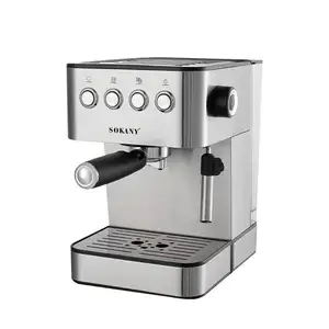 Customize logo house semi automatic electric espresso coffee maker machine cappuccino coffee machine