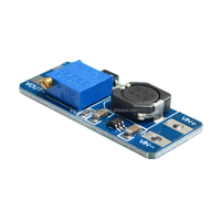 10 Buah/Lot MT3608 DC-DC Modul Daya Step-Up Papan Konverter Peningkat Tegangan Dapat Disesuaikan Input 2-24V Ke Output 5-28V